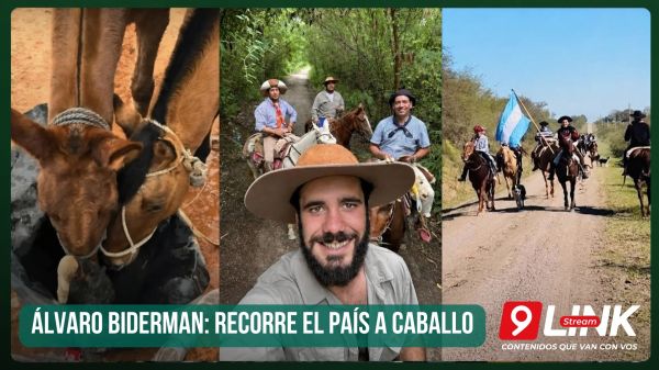 ÁLVARO BIDERMAN: RECORRE EL PAÍS A CABALLO